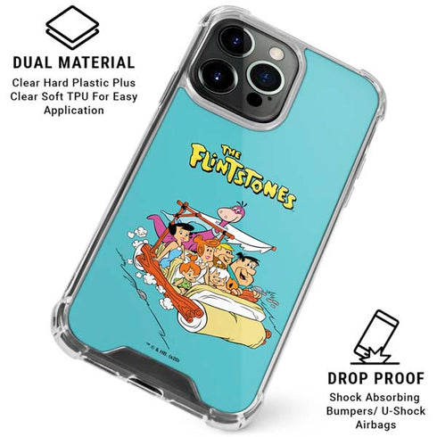 The Flintstones and Rubbles iPhone 16 Pro Max Clear Case
