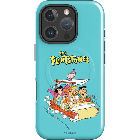 The Flintstones and Rubbles iPhone 16 Pro Max Magsafe Impact Case