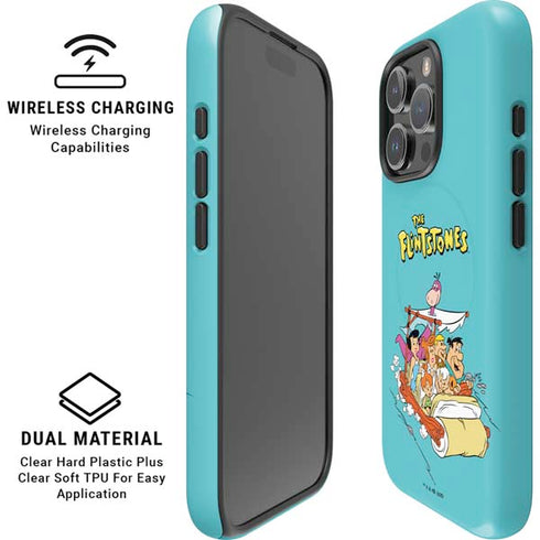 The Flintstones and Rubbles iPhone 16 Pro Max Magsafe Impact Case
