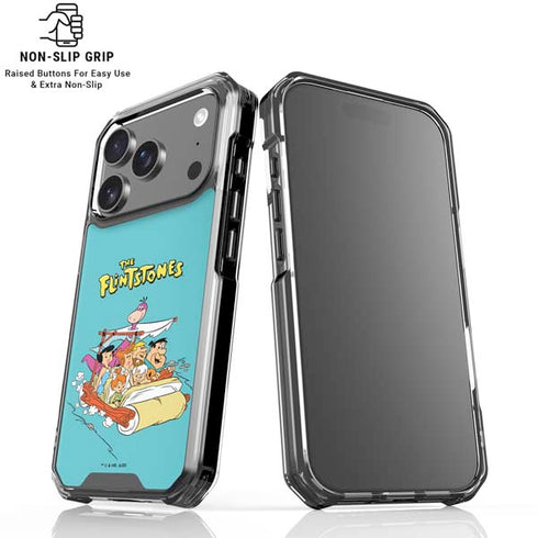 The Flintstones and Rubbles iPhone 17 Pro Clear Case