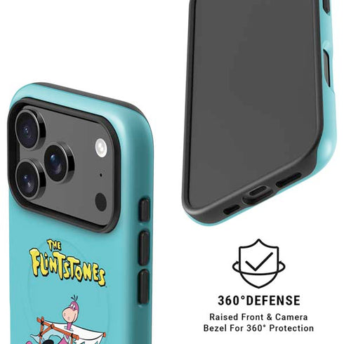 The Flintstones and Rubbles iPhone 17 Pro Magsafe Impact Case