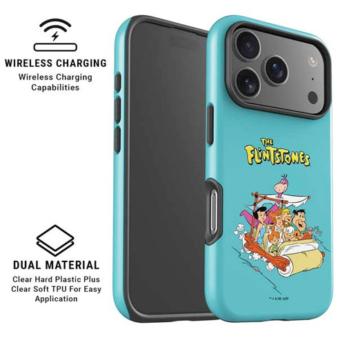The Flintstones and Rubbles iPhone 17 Pro Magsafe Impact Case