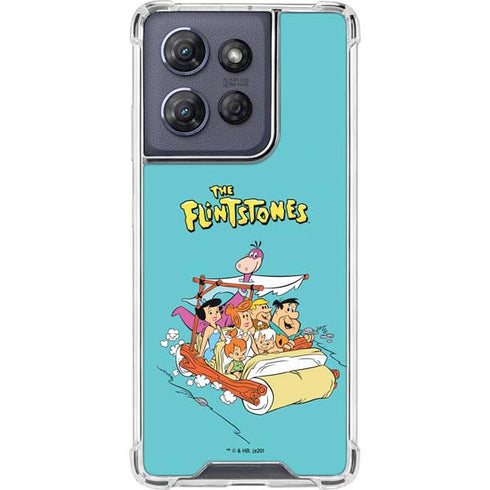 The Flintstones and Rubbles Moto G 5G (2025) Clear Case