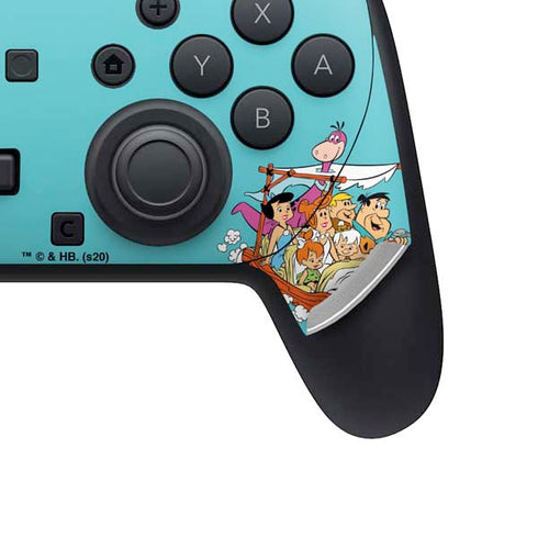 The Flintstones and Rubbles Nintendo Switch 2 (2025) Pro Controller Skin