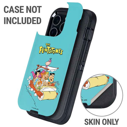 The Flintstones and Rubbles Otterbox Defender iPhone Skin