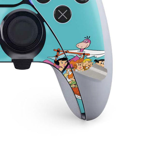 The Flinstones The Flintstones and Rubbles PS5 DualSense Edge Pro Controller Skin