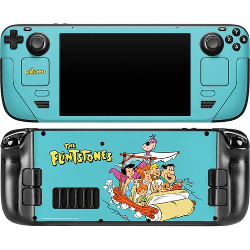 The Flintstones and Rubbles Steam Deck Handheld Gaming Computer OLED Skin
