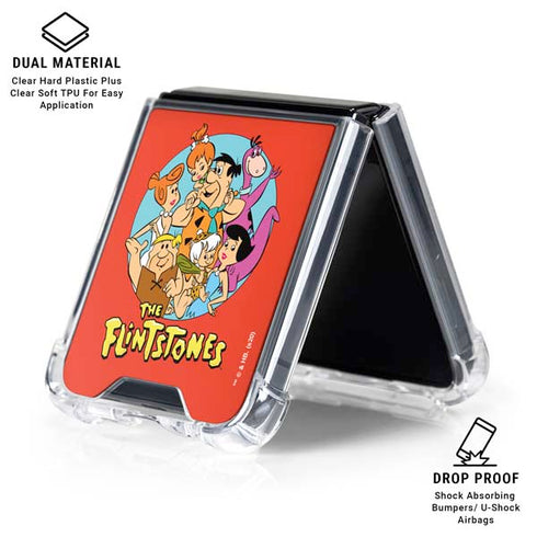 The Flinstones The Flintstones Galaxy Z Flip6 Clear Case