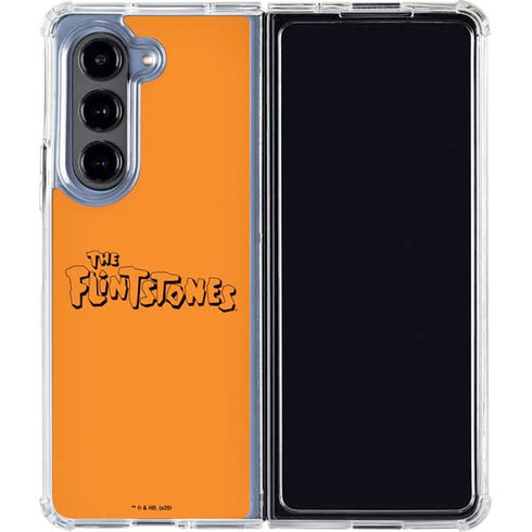 The Flinstones The Flintstones Outline Galaxy Z Fold5 5G Clear Case