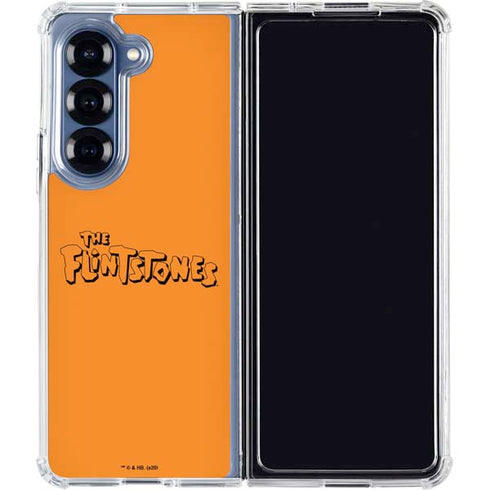 The Flinstones The Flintstones Outline Galaxy Z Fold6 Clear Case