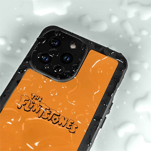 The Flinstones The Flintstones Outline iPhone 15 Pro Waterproof Case