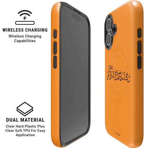 The Flinstones The Flintstones Outline iPhone 16 Magsafe Impact Case