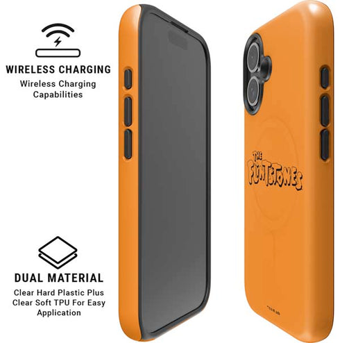 The Flinstones The Flintstones Outline iPhone 16 Plus Magsafe Impact Case