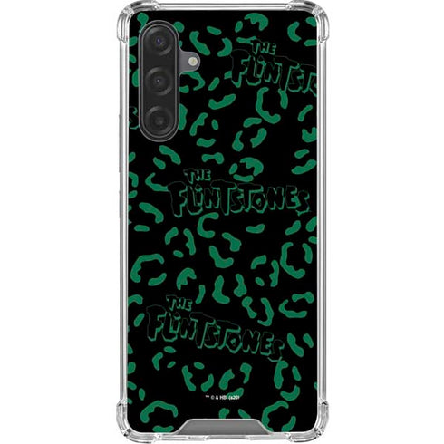The Flinstones The Flintstones Pattern Galaxy A17 Clear Case