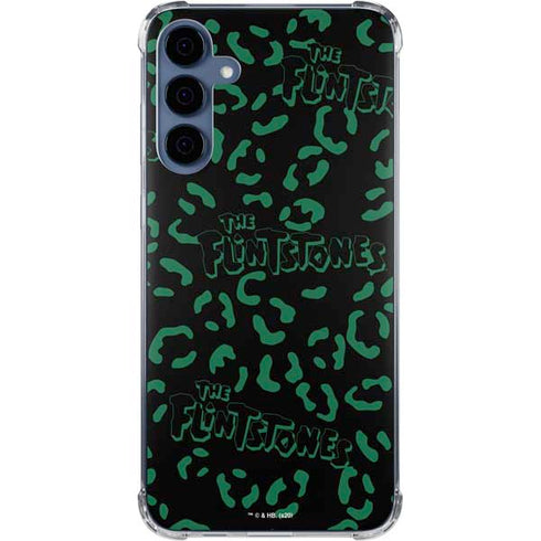 The Flinstones The Flintstones Pattern Galaxy A55 5G Clear Case