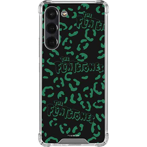 The Flinstones The Flintstones Pattern Galaxy S24 FE Clear Case
