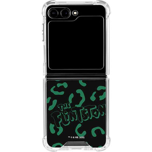 The Flinstones The Flintstones Pattern Galaxy Z Flip6 Clear Case