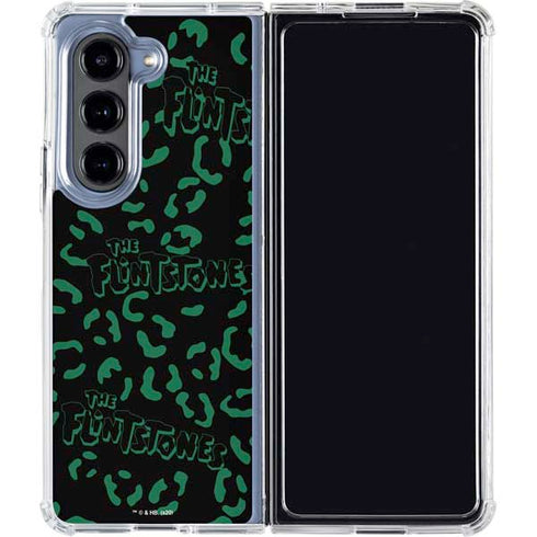 The Flinstones The Flintstones Pattern Galaxy Z Fold5 5G Clear Case