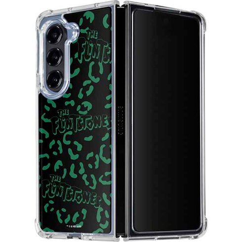 The Flinstones The Flintstones Pattern Galaxy Z Fold5 5G Clear Case