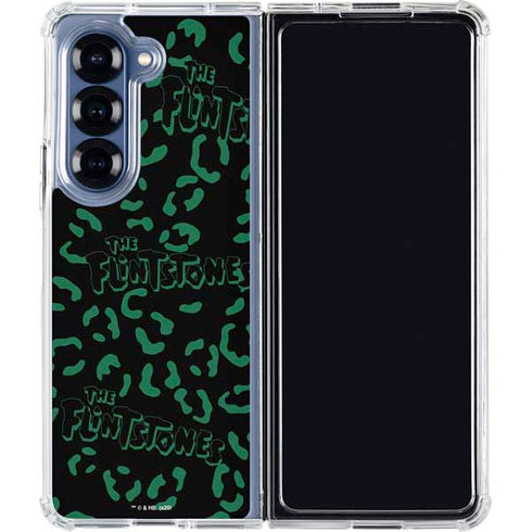 The Flinstones The Flintstones Pattern Galaxy Z Fold6 Clear Case