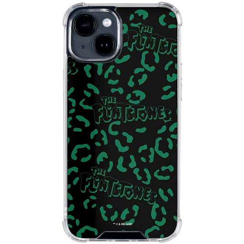 The Flinstones The Flintstones Pattern iPhone 15 Clear Case