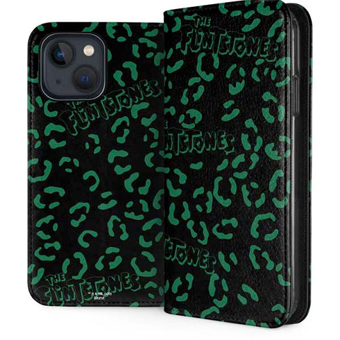 The Flinstones The Flintstones Pattern iPhone 15 Plus Folio Case