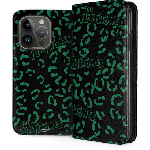 The Flinstones The Flintstones Pattern iPhone 15 Pro Folio Case