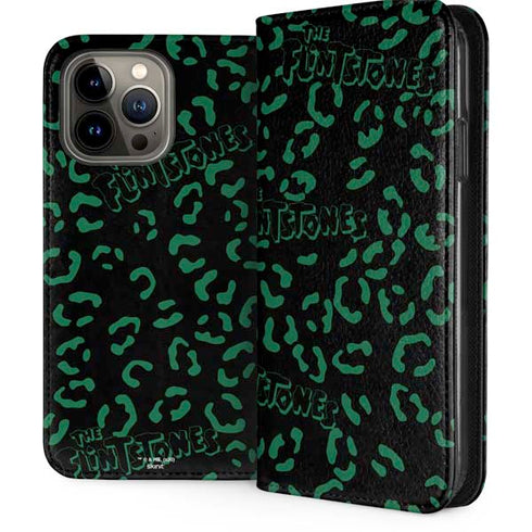 The Flinstones The Flintstones Pattern iPhone 15 Pro Max Folio Case