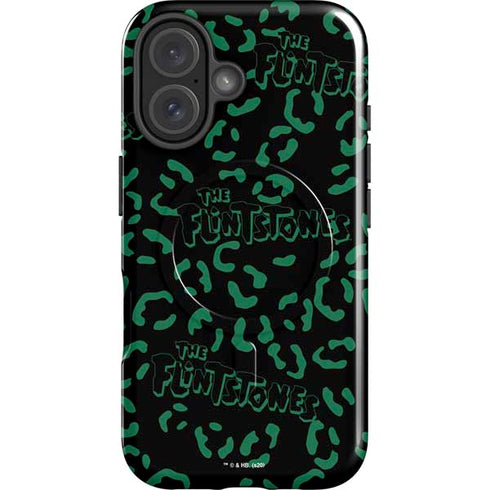 The Flinstones The Flintstones Pattern iPhone 16 Magsafe Impact Case