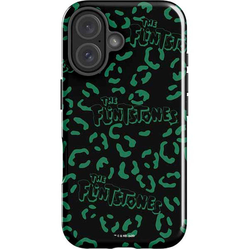 The Flinstones The Flintstones Pattern iPhone 16 Plus Impact Case