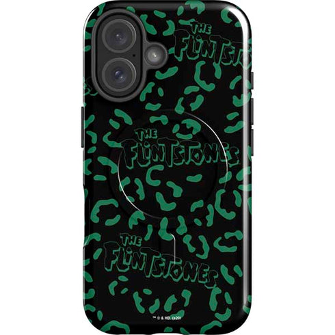 The Flinstones The Flintstones Pattern iPhone 16 Plus Magsafe Impact Case