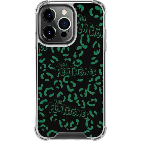 The Flinstones The Flintstones Pattern iPhone 16 Pro Clear Case