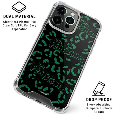 The Flinstones The Flintstones Pattern iPhone 16 Pro Clear Case
