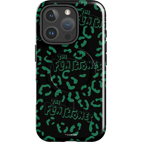 The Flinstones The Flintstones Pattern iPhone 16 Pro Max Magsafe Impact Case
