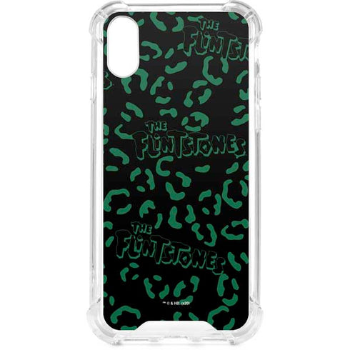 The Flinstones The Flintstones Pattern iPhone XS Clear Case