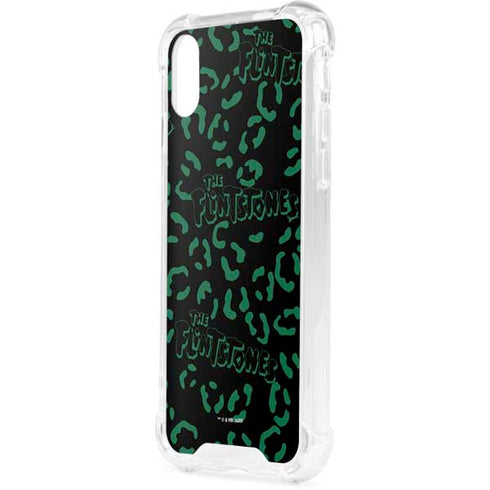 The Flinstones The Flintstones Pattern iPhone XS Clear Case