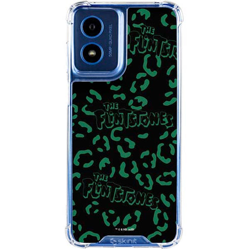 The Flinstones The Flintstones Pattern Moto G 5G (2024) Clear Case