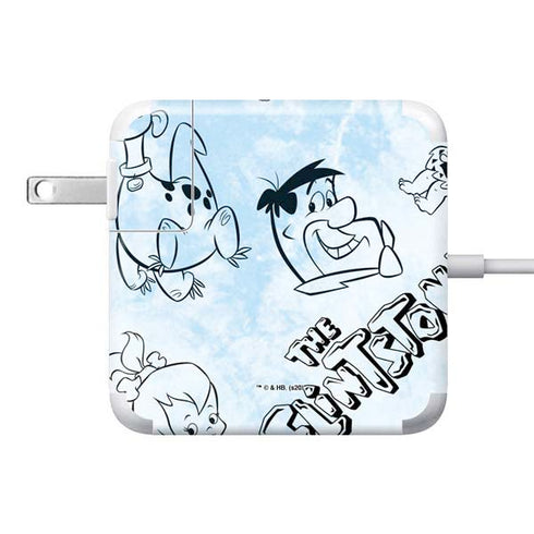The Flinstones The Flintstones Tie Dye Print 85W Power Adapter (15 and 17 inch MacBook Pro Charger) Skin