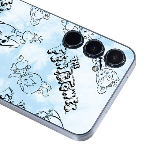 The Flinstones The Flintstones Tie Dye Print Galaxy A35 5G Skin