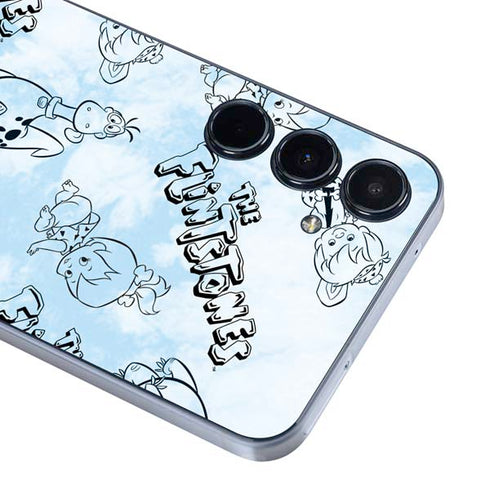 The Flinstones The Flintstones Tie Dye Print Galaxy A55 5G Skin