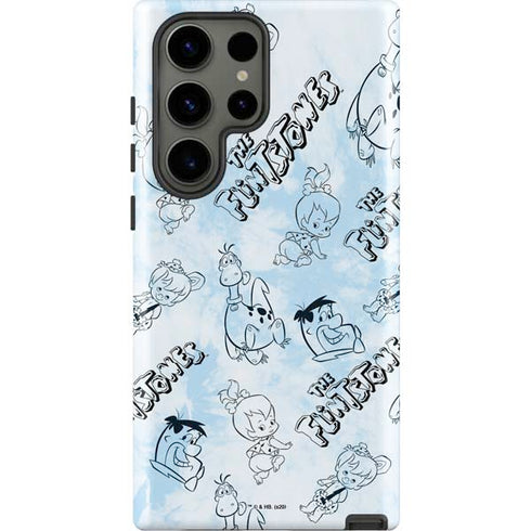 The Flinstones The Flintstones Tie Dye Print Galaxy S23 Ultra Pro Case