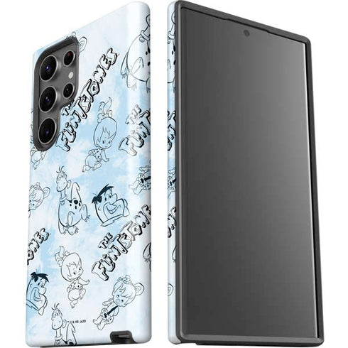The Flinstones The Flintstones Tie Dye Print Galaxy S23 Ultra Pro Case