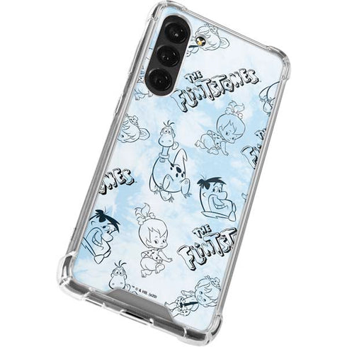 The Flinstones The Flintstones Tie Dye Print Galaxy S24 FE Clear Case