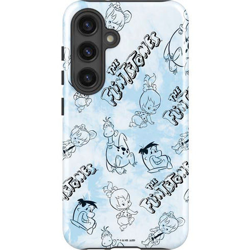The Flinstones The Flintstones Tie Dye Print Galaxy S25 Impact Case