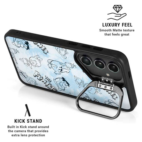 The Flinstones The Flintstones Tie Dye Print Galaxy S25 Kickstand Case