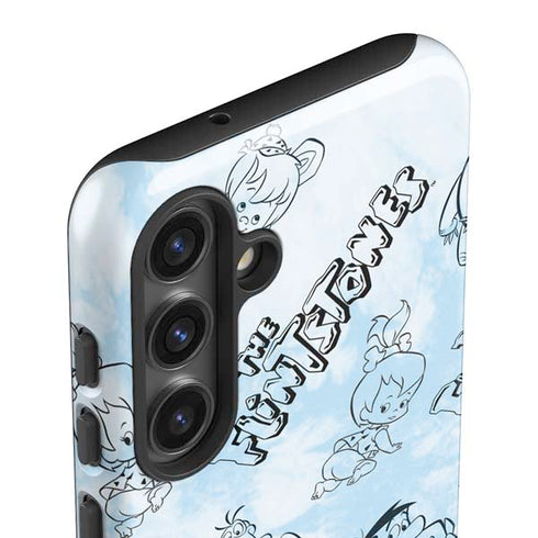 The Flinstones The Flintstones Tie Dye Print Galaxy S25 Plus Impact Case
