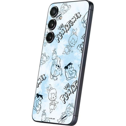 The Flinstones The Flintstones Tie Dye Print Galaxy S25 Plus Skin