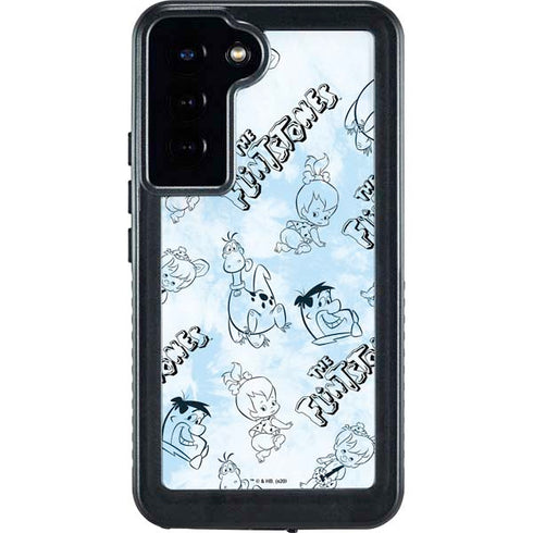 The Flinstones The Flintstones Tie Dye Print Galaxy S24 Plus Waterproof Case