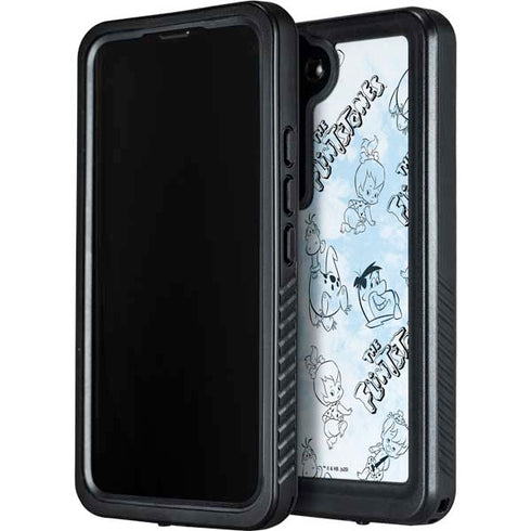 The Flinstones The Flintstones Tie Dye Print Galaxy S24 Plus Waterproof Case