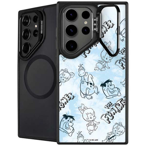 The Flinstones The Flintstones Tie Dye Print Galaxy S25 Ultra Kickstand Case